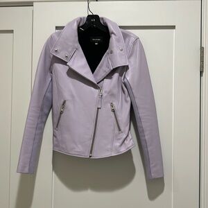 Mackage lavender leather jacket